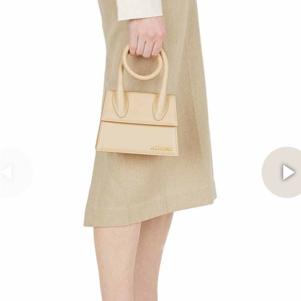 Jacquemus Le Chiquito Noeud Cream Handbag - Picture 2 of 5